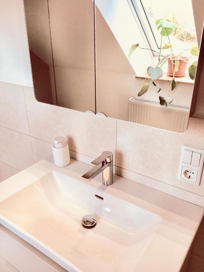 Moorblick! Grosse Dachwohnung Mit Kamin Und Sauna Leck Exteriör bild