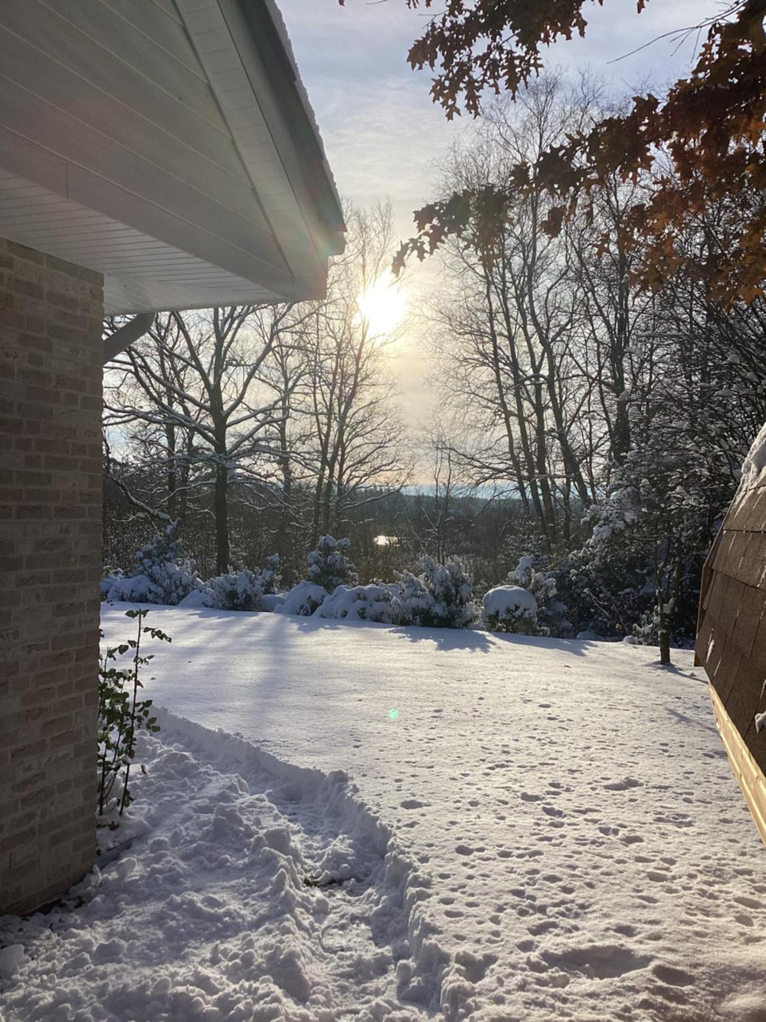 Moorblick! Grosse Dachwohnung Mit Kamin Und Sauna Leck Exteriör bild