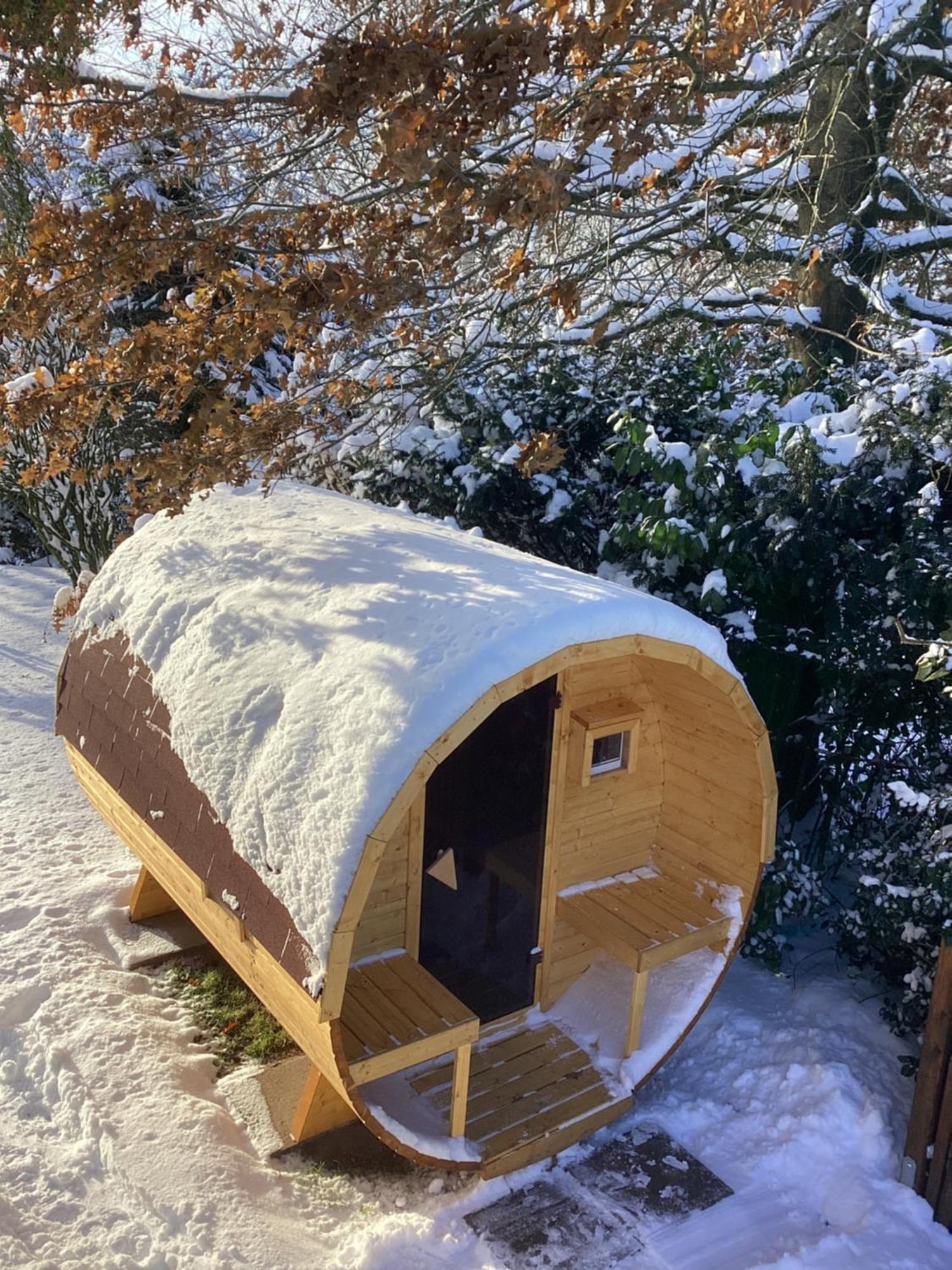 Moorblick! Grosse Dachwohnung Mit Kamin Und Sauna Leck Exteriör bild